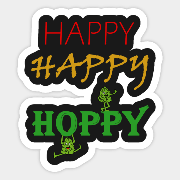 happy hoppy Sticker by definition
